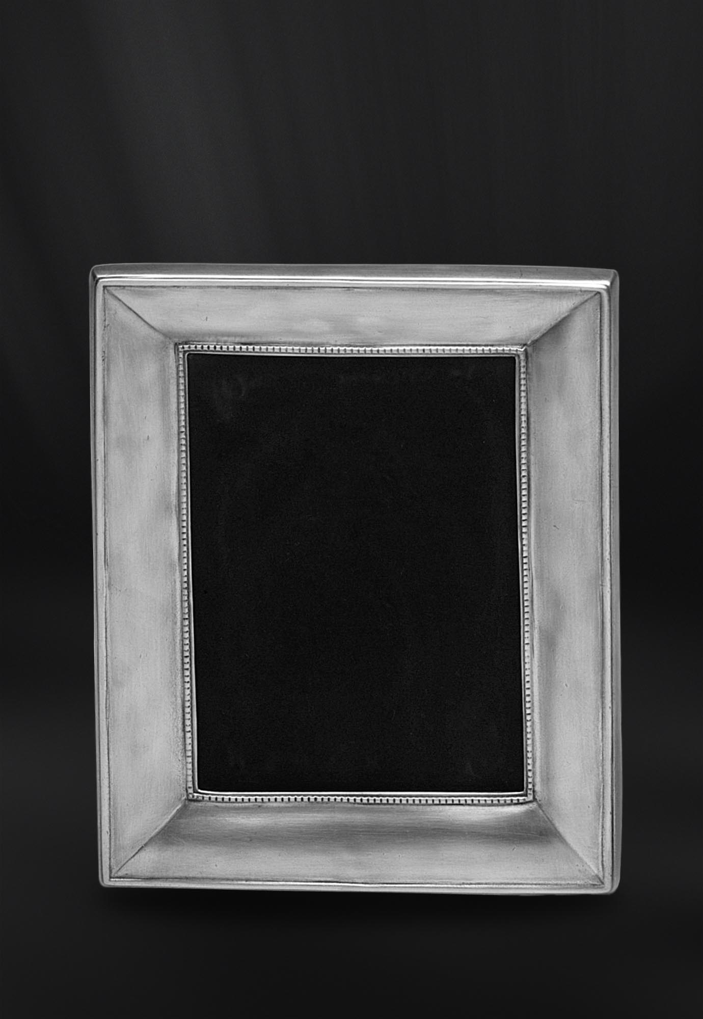 CADRE PHOTO etain antique